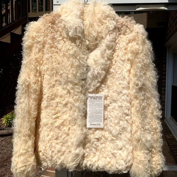 Vintage Ardney Suede Lamb Jacket Size 12 - Picture 1 of 8